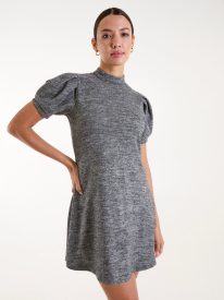 Puff Sleeve Smock Dress