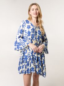 Tie Front Smock Dress