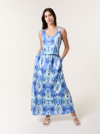 Bubble Hem Maxi Dress