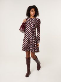 Crew Neck Mini Dress