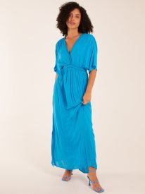 Rope Detail V Neck Maxi Dress