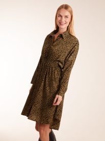 Leopard Shirt Dress