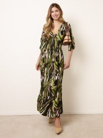 Shirred Empire Bust Dress