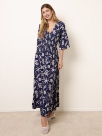 Shirred Empire Bust Dress