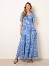 Ladder Trim Detailing Bardot Dress