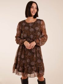 Shirred Mini Dress